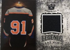 Game Worn Jersey Hockey Card