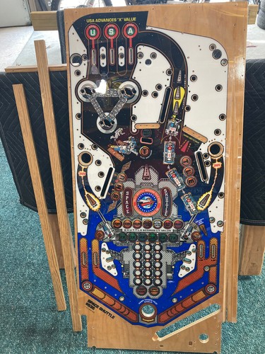 SpaceShuttle pinball playfield