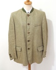 Stassny Herren Trachten Sakko Jacket Grösse 54 Leinen Landhaus Vintage T491