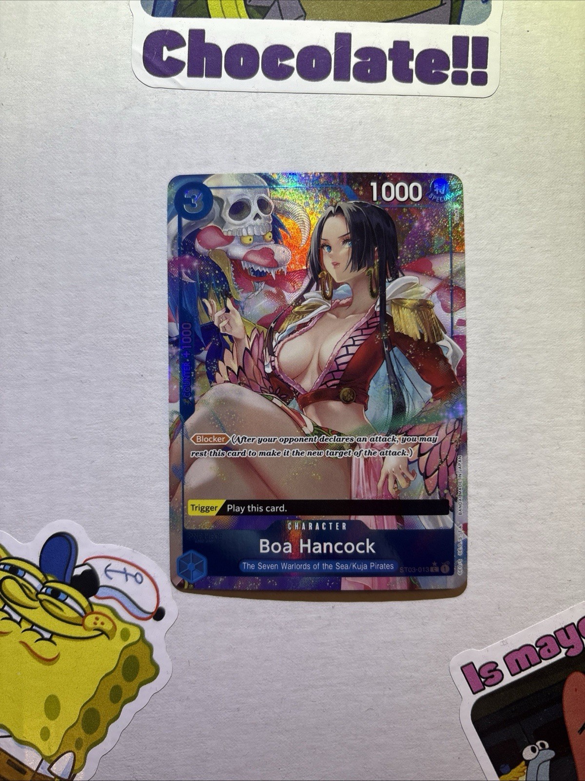 Boa Hancock Alternate Art Premium Booster ST03-013 English π₯π₯π₯π€€π€€π€€