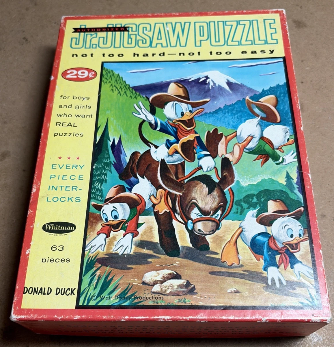 Donald Duck Puzzle In Vintage Jigsaw Puzzles for sale | eBay