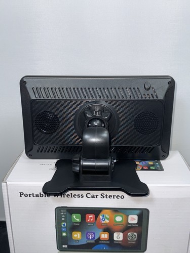 Portable Wireless Car Stereo Apple CarPlay Android Auto Backup Camera 9" Screen - Bild 5 von 5