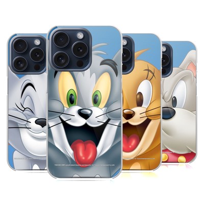 OFFICIAL TOM AND JERRY FULL FACE HARD BACK CASE FOR APPLE iPHONE PHONES