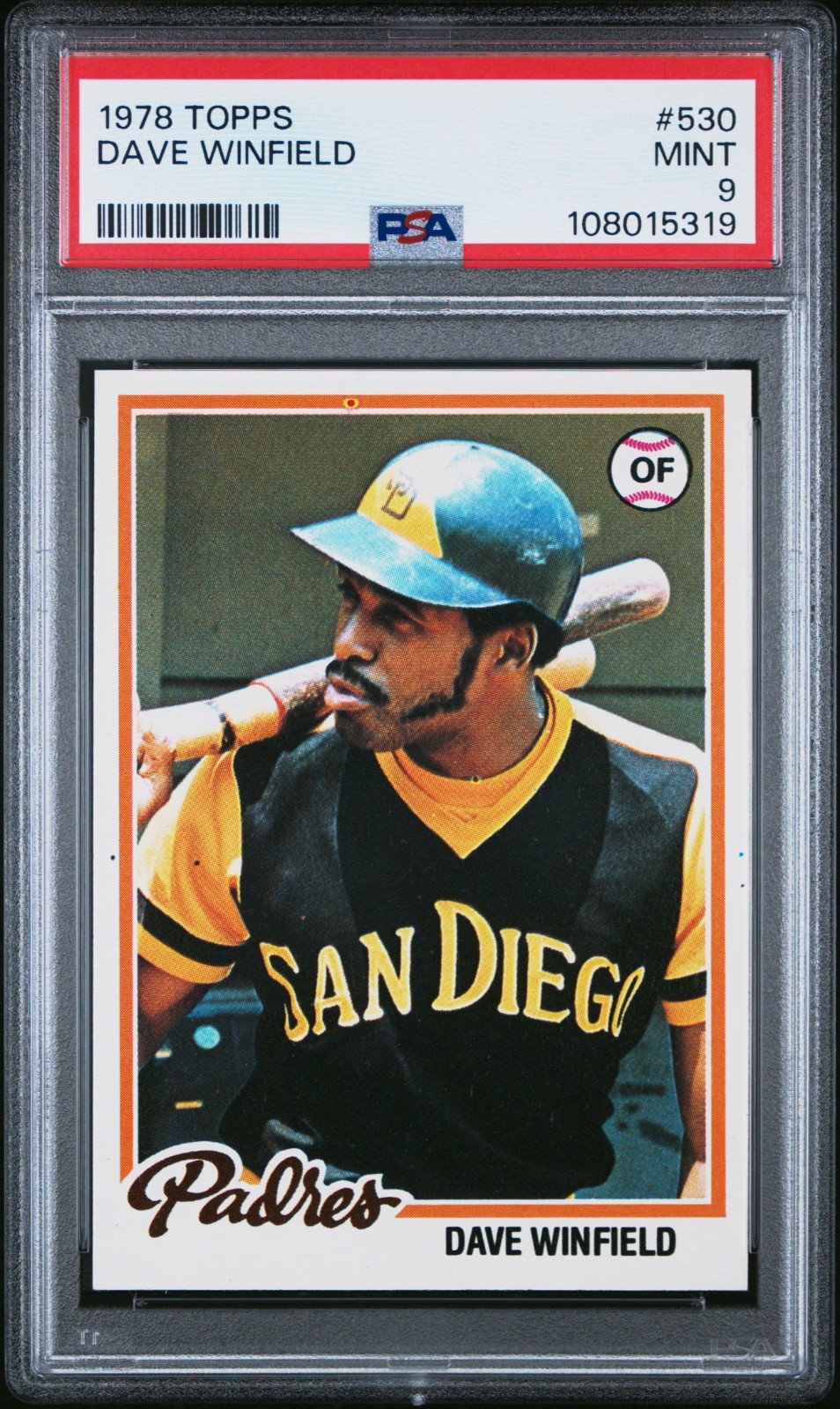 1978 TOPPS #530 DAVE WINFIELD PSA 9 MINT