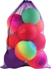 Adjustable Closure X-Large Mesh Sports Bag - Perfect for Soccer Basketball