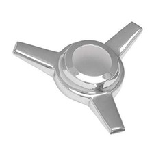 90311 Chrome Plastic Spinner 3 Bar Straight, Stud Mount, L/H