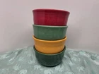 Fiesta Gusto Bowl Lot Of 4  28oz Jade, Butterscotch, Meadow & Scarlet