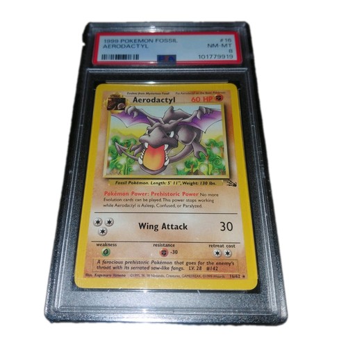 Aerodactyl (Unlimited) graded PSA 8 for sale on eBay