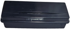 Alpha Black Cassette Tape Storage Case Holds 15 Made In USA