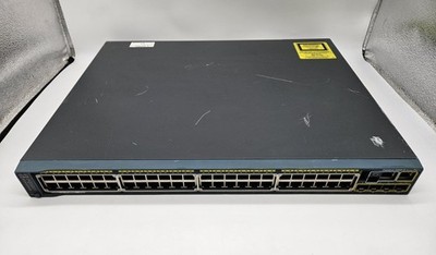 Cisco Catalyst 2960 48-Port PoE GbE & 4-SFP Network Switch WS-C2960S-48LPS-L