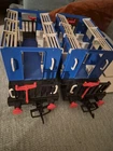 Vintage Playmobil 4000 Passenger Train Wagon Cars ( Lot Of 2)