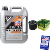 Inspektionskit Filter Liqui Moly ÖL 5L 5W-30 FüR Hyundai I30 Kombi FD 1.4 1.6