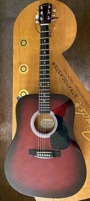 Johnson Acoustic Guitar Good Condition ProSetup Soft Case.