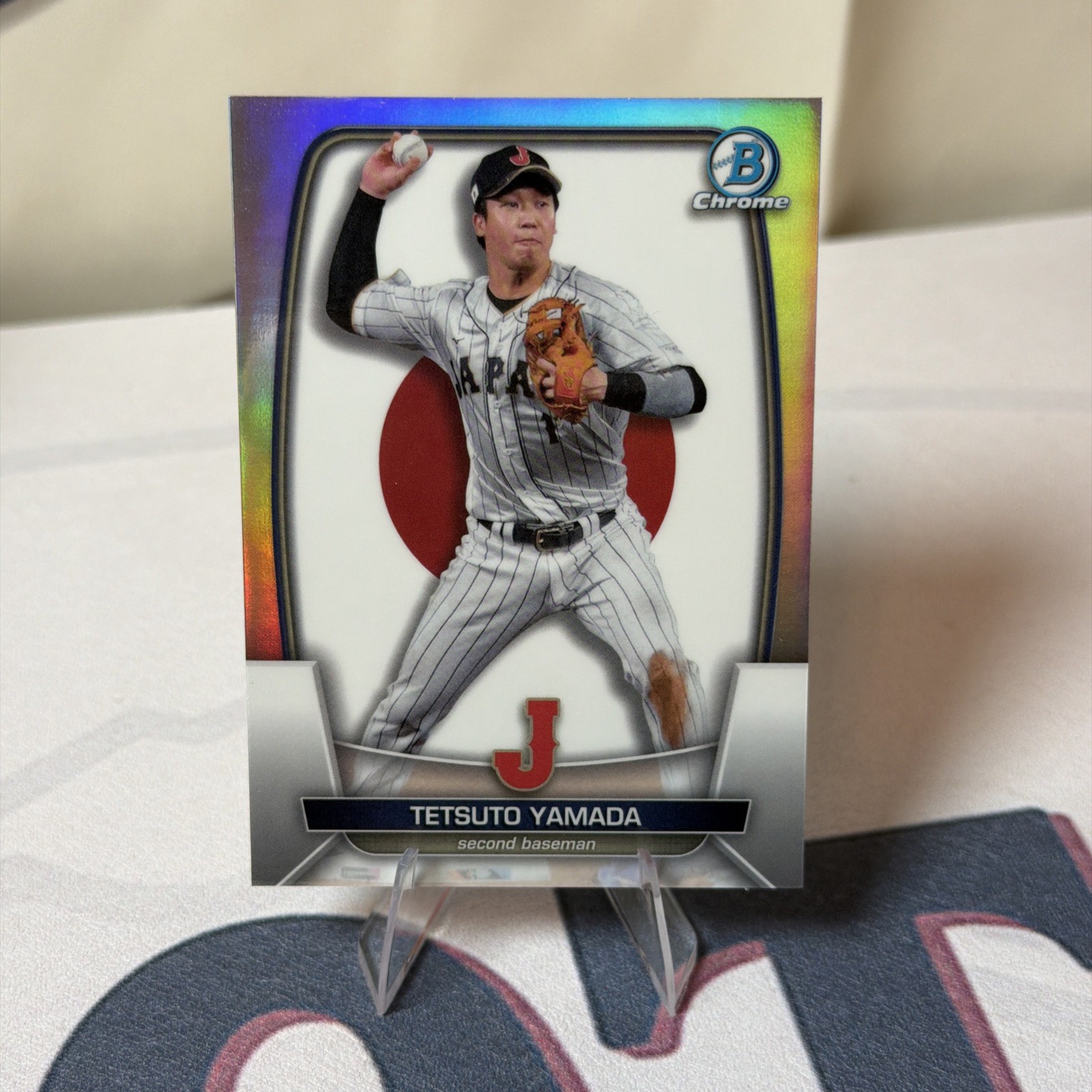 2023 Bowman Chrome WBC Flag Refractor Tetsuto Yamada #458/499 Japan