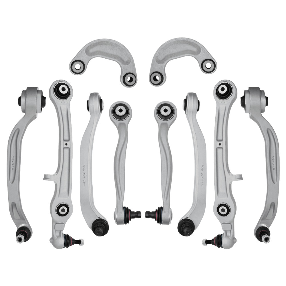 10X FRONT UPPER LOWER SUSPENSION CONTROL ARMS KITFOR BENTLEY GT GTC FLYING SPUR