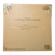 Airblown LED Pre-Lit Inflatable Grinch and Max Tree, 10'