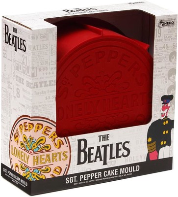 The Beatles Sgt. Pepper s Lonely Hearts Club Band Drum Cake Mould Retro