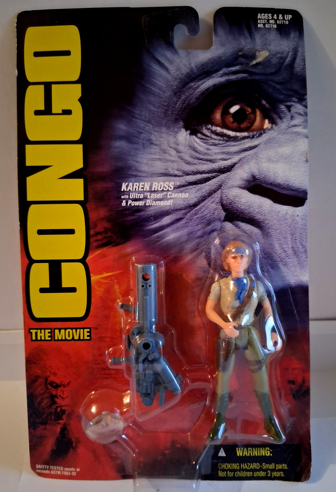 Figurine articulée Karen Ross Congo Kenner souvenir de 1995