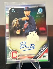 2019 Bowman Chrome Prospects Auto Refractor /499 Brayan Rocchio #CPA-BR Auto