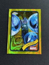 2025 Topps Chrome Marvel Havok #19 Yellow Lava Refractor