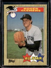 1987 Topps Roger Clemens All-Star League Leaders #614 Red Sox