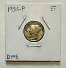 1934-P Mercury Dime 10c SILVER - Extra Fine (EF/XF)