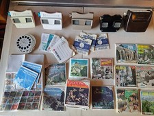 MASSIVE VINTAGE VIEW-MASTER LOT of 5 SAWYERS & GAF W/ REELS