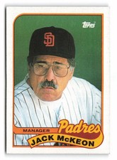 1989 Topps #624 Jack McKeon San Diego Padres