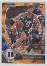 2021-22 Panini Prizm Draft Picks Orange Ice Matt Hurt Matthew #34 07o4