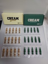 30 Cream Tattoo Cartridges OPEN BOXES 15 Green Med Taper 3.5mm 15 Gold 23 Mag