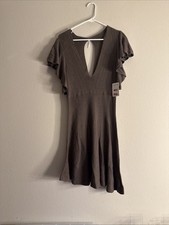 FREE PEOPLE Jodi Sweater Dress Dark Grey Size Small NWT $148 Knit Very Soft