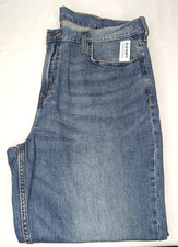 Men's Old Navy Loose Fit Jeans 42x32 Built In Flex Blue Denim Medium Wash - NWT