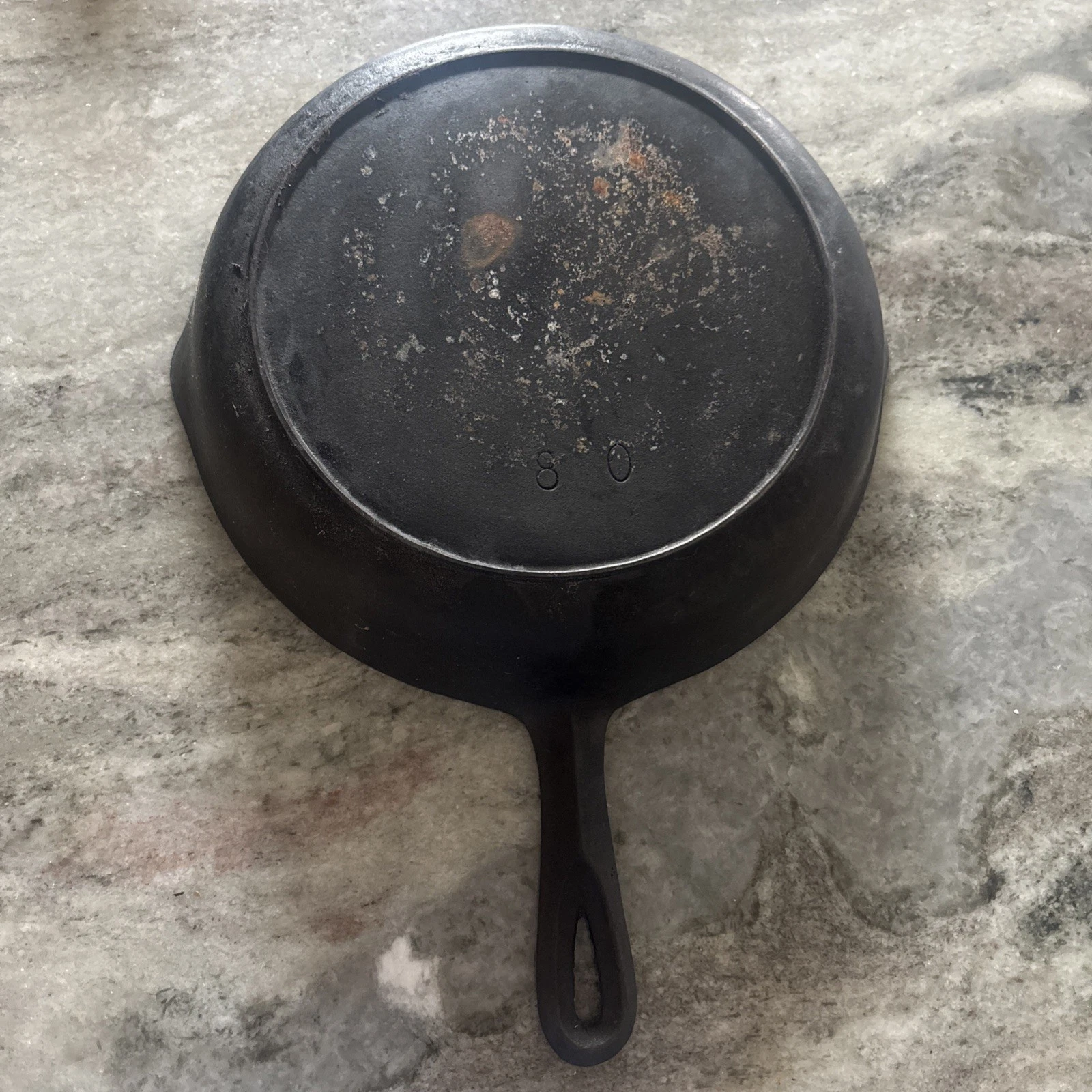 Vintage Birmingham Stove & Range Red Mountain #8 0 Cast Iron 10.5” Skillet BSR