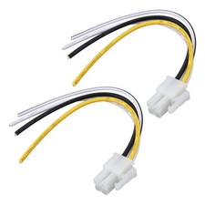 EMSea 2PCS 4Pin Car Amplifier Speaker Wire Harnesses 14cm Compatible with...