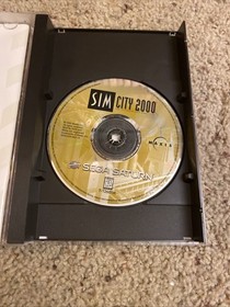 SimCity 2000 Sega Saturn 1995 - CIB Complete w/ Reg Card & Manual Tested Working