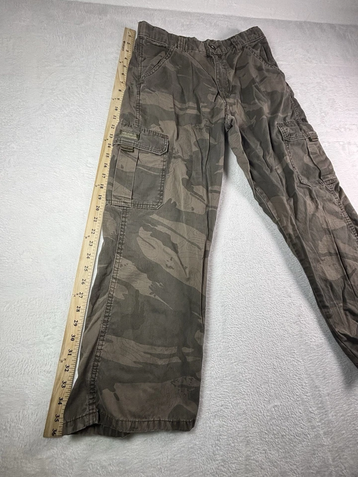 Wranglers грузовой камуфляж плотник брюки для мальчиков размер 12 хаски военного стиля брюки - Изображение 4 из 4