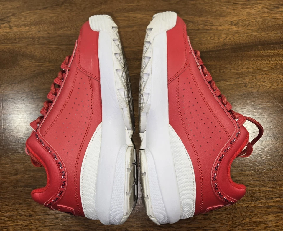 Fila Disruptor 2 Premium Para Mujer Talla 8 Rojo Zapatos Atléticos para Caminar Tenis Foto 4 de 4