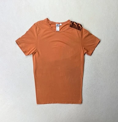 t-shirt Puma logo brodé short sleeves / Manches courtes Couleur orange Taille L - Photo 1/4