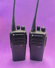 2X Motorola CP200D UHF Digital Portable Radios MOTOTRBO AAH01QDC9JA2AN
