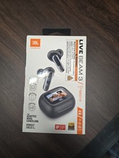 JBL Live Beam 3 True Wireless Bluetooth Earbuds - Black Brand NEW Sealed...