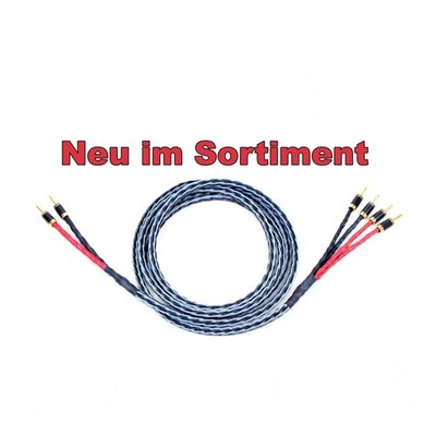 Sinusline X16 Lautsprecherkabel - 2 x 3 Meter - bi-wiring - Gold Edition
