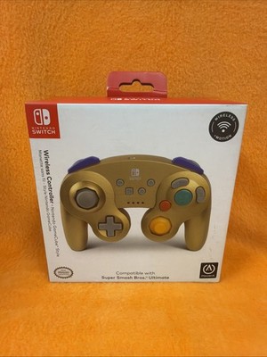 Nintendo Switch Wireless Game Cube Controller Super Smash Bros Ultimate Gold