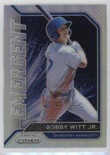 2021 Panini Prizm Emergent Silver Prizm Bobby Witt Jr #EM6 1fa0