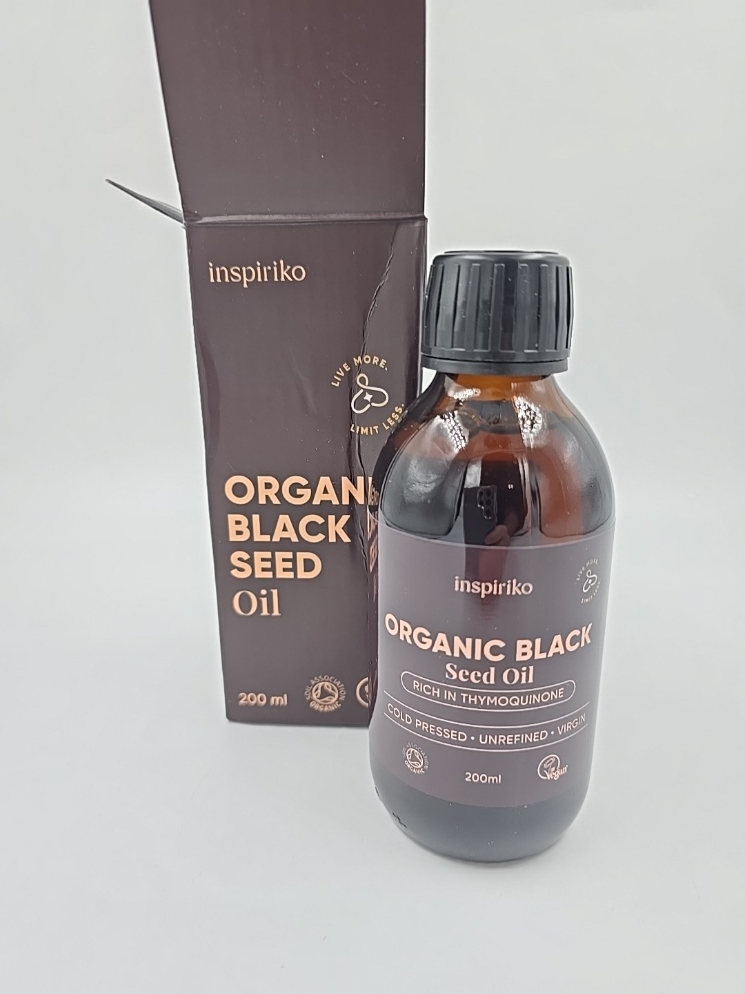 Black Seed Oil Organic Cold Pressed. Up to 5X Strength. 200 ml (Pack of 1)