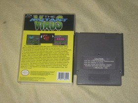 The Mutant Virus + Case for NES .Authentic. Clean/Tested Nintendo. MINT!