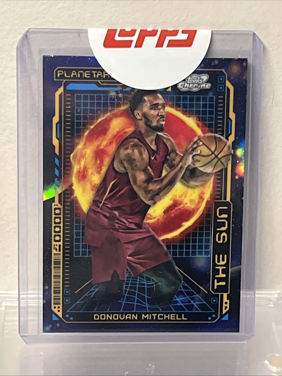 2023-24 Topps Chrome Cosmic Planetary Pursuit PPS-4 Donovan Mitchell The Sun SSP