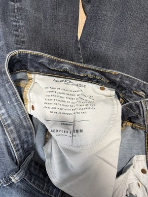 American Eagle Extreme Flex 4 Straight Stretch Blue Denim Jeans