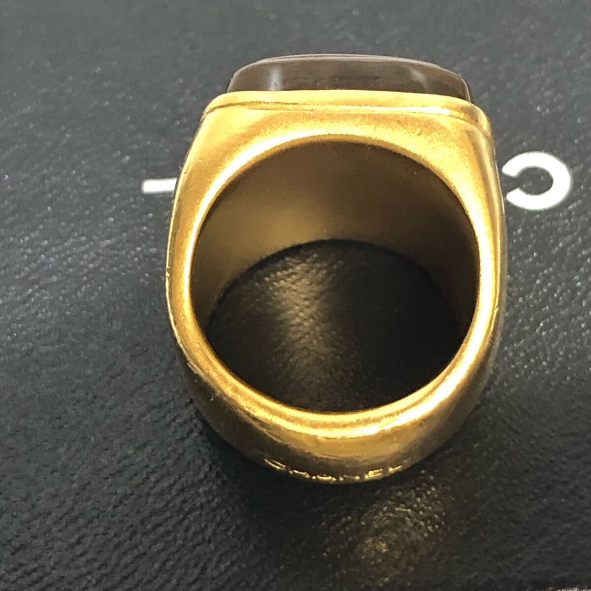 CHANEL Ring Tortoiseshell Coco Mark (Pipe XY90 D0… - image 5