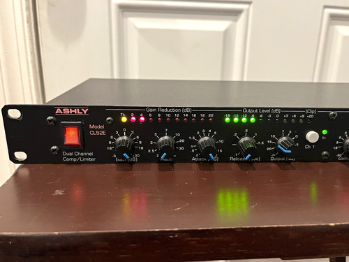 Ashly CL52E 90s Analog Stereo Compressor/Limiter (FULLY TESTED)