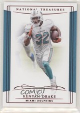 2018 Panini National Treasures Jersey Number Red 27/32 Kenyan Drake #55 0eo6